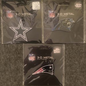NFL 3-D Metal Automotive Emblem